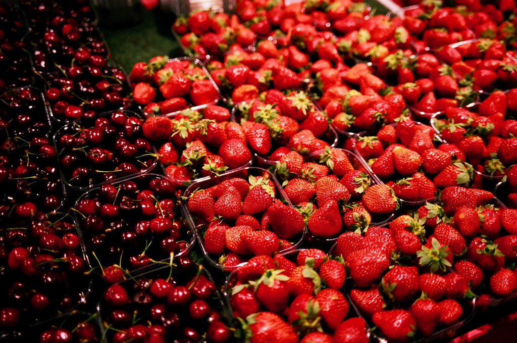 Strawberry, Cherry, Fruit