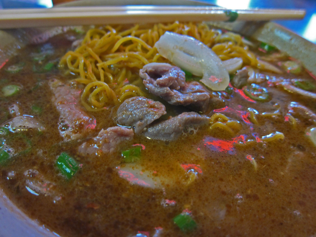 Beef Sate Noodle Soup - Tan Ky Mi Gia, Mira Mesa (by mmmyoso)