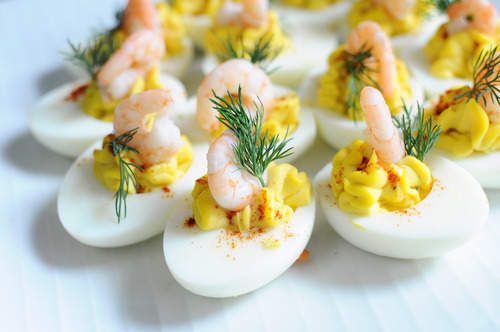 Eggs, Shrimp, Seafood
