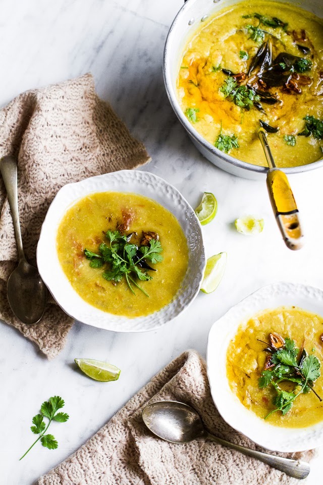 Tadka Dal Indian lentil soup