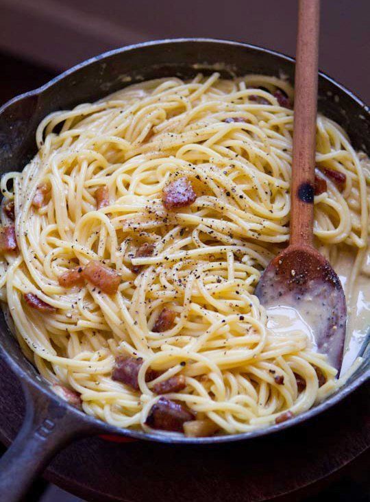 Spaghetti alla Carbonara The Kitchn